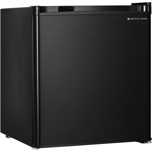 Arctic Wind Compact Refrigerator with Freezer Compartment, 1.6-Cu. Ft, Energy Star Rated, Black